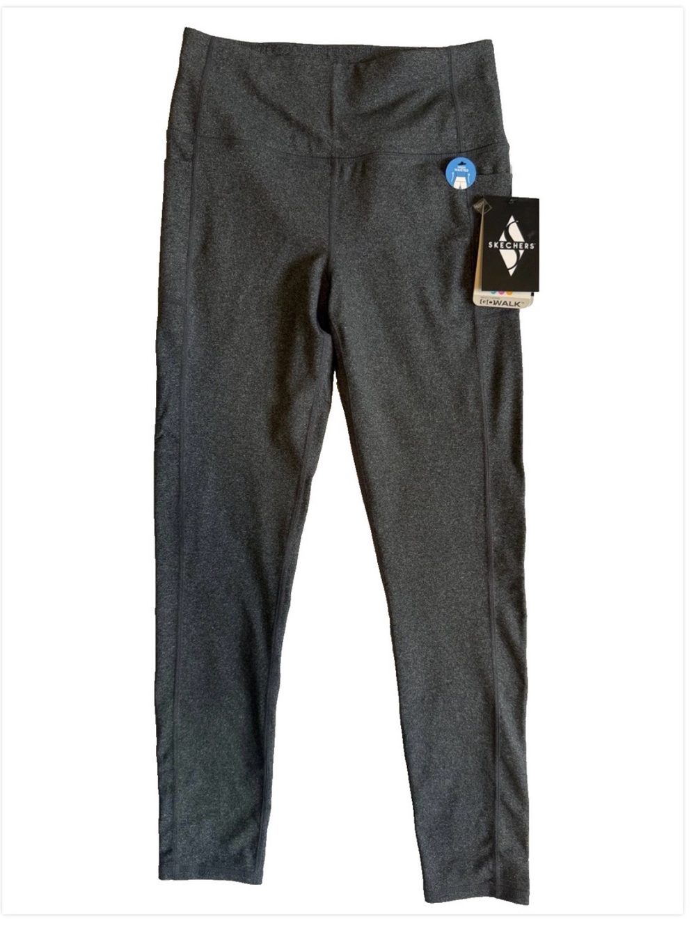 NWT Skechers GO WALK GOFLEX High Waisted Leggings Gray M